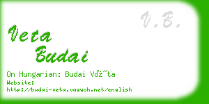 veta budai business card